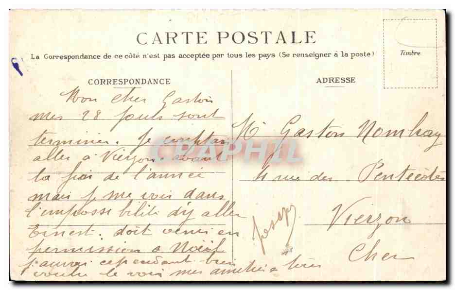 Bords du Loiret — Château du Rondeau — Éditeur non visible, n° de série non lisible — Back