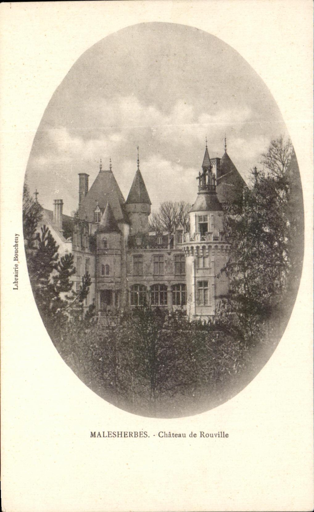 CPA Malesherbes Chateau De Rouville