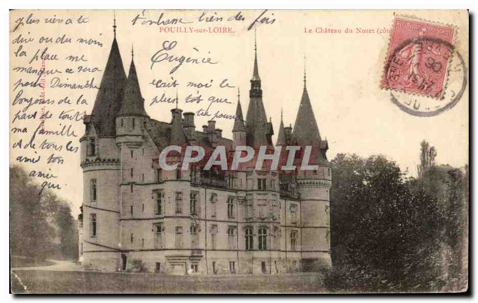 CPA Pouilly sur Loire Le Chateau de Nozet