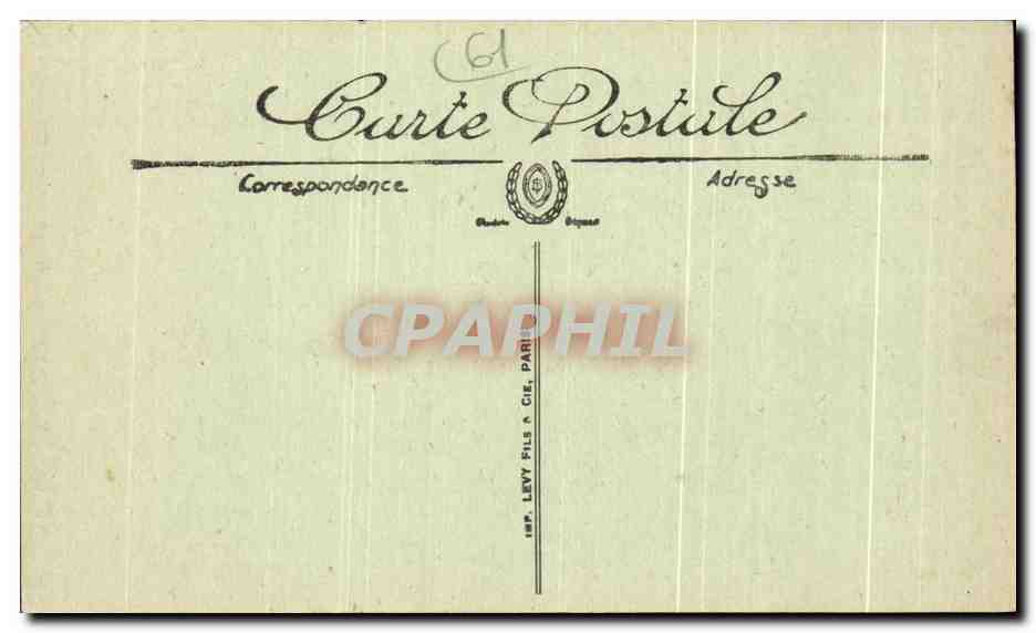 CPA Montmerrey Chateau de Blanche Lande — Rückseite