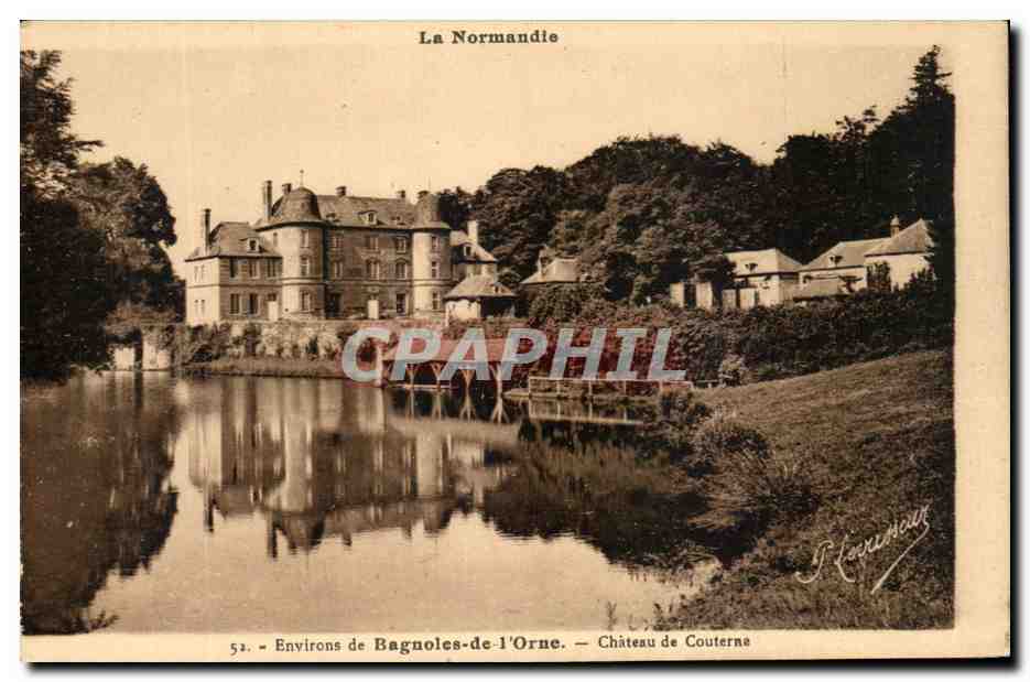 CPA Le Normandie Environs de Bagnoles de L'Orne Chateau de couterne