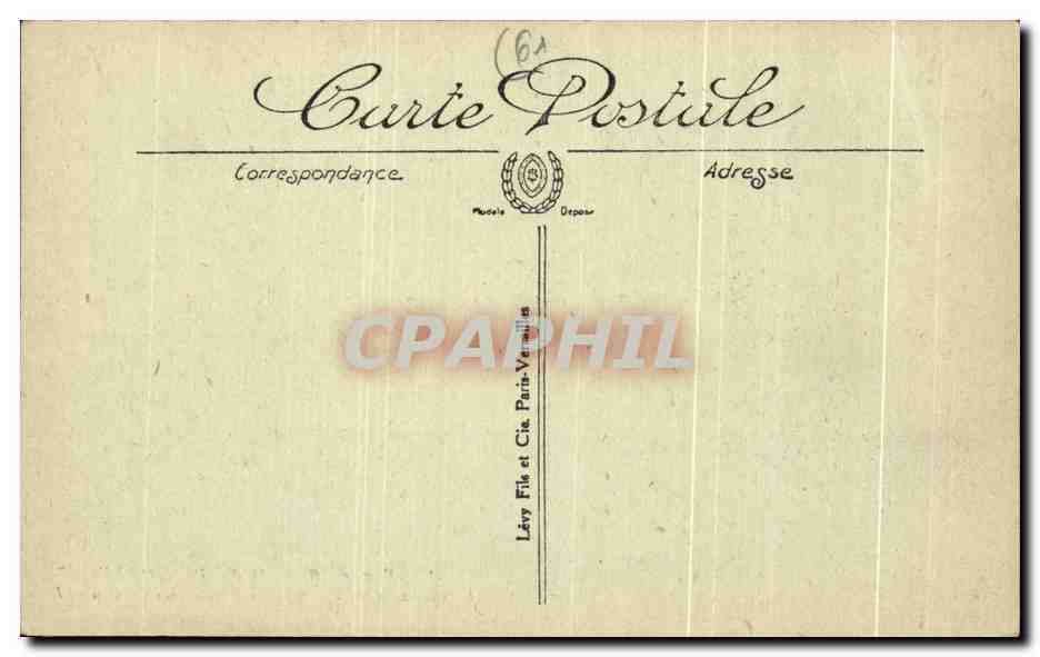 Le Château de Lassay — Côté Sud du Château — Env. de Bagnolles-de-l'Orne — I.L. — Verso