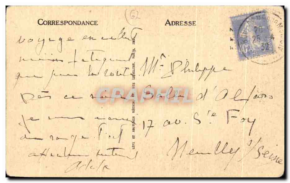 Boulogne-sur-Mer — El Castillo y la Catedral — LL n°267 — Reverso
