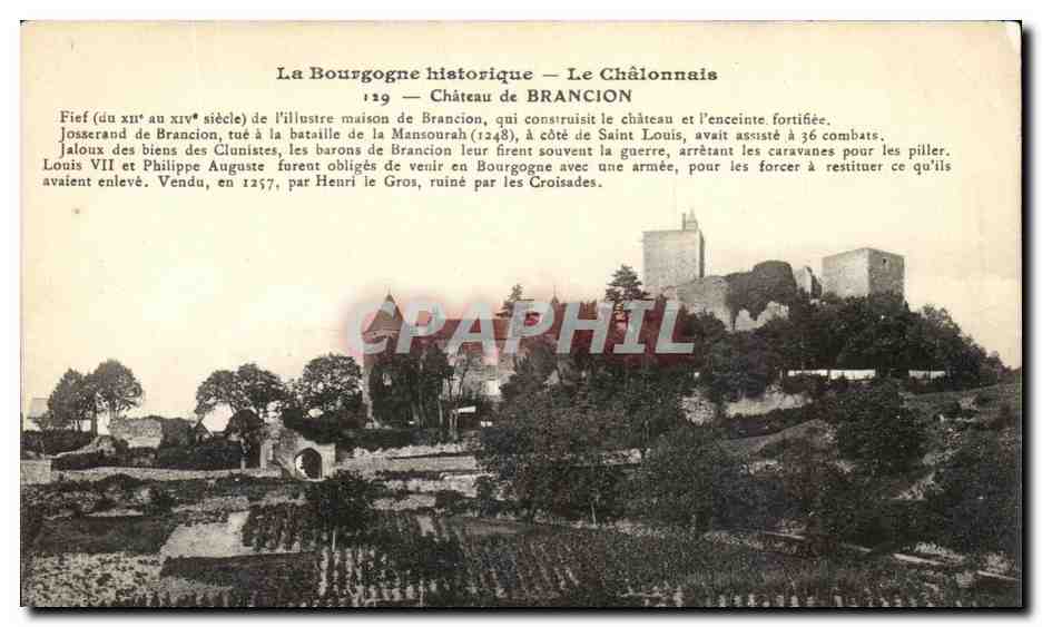 Château de Brancion — Le Châlonnais — P. Charvet, n°129