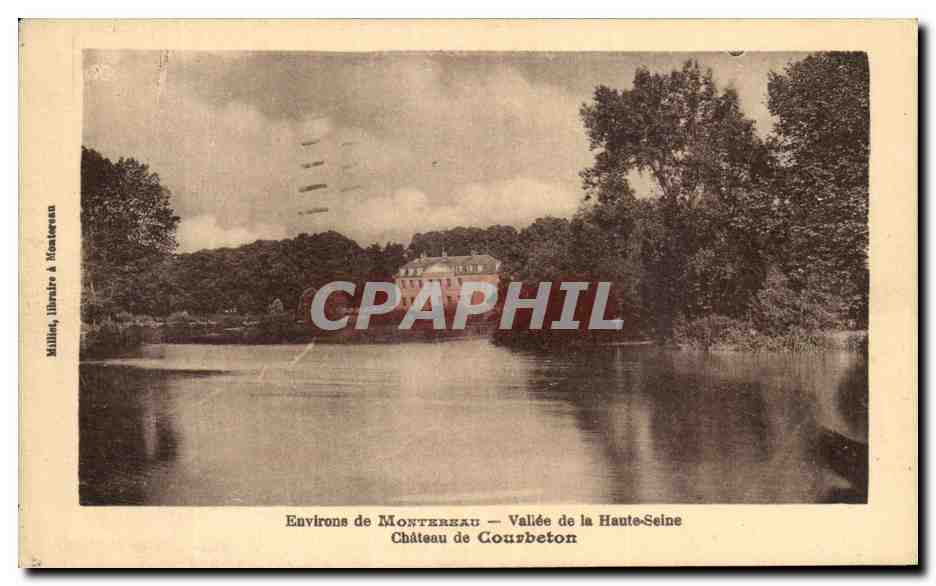 Environs de Montrebeau — Vallée de la Haute-Seine — Château de Gourbeton — Milliet, libraire à Montrebeau