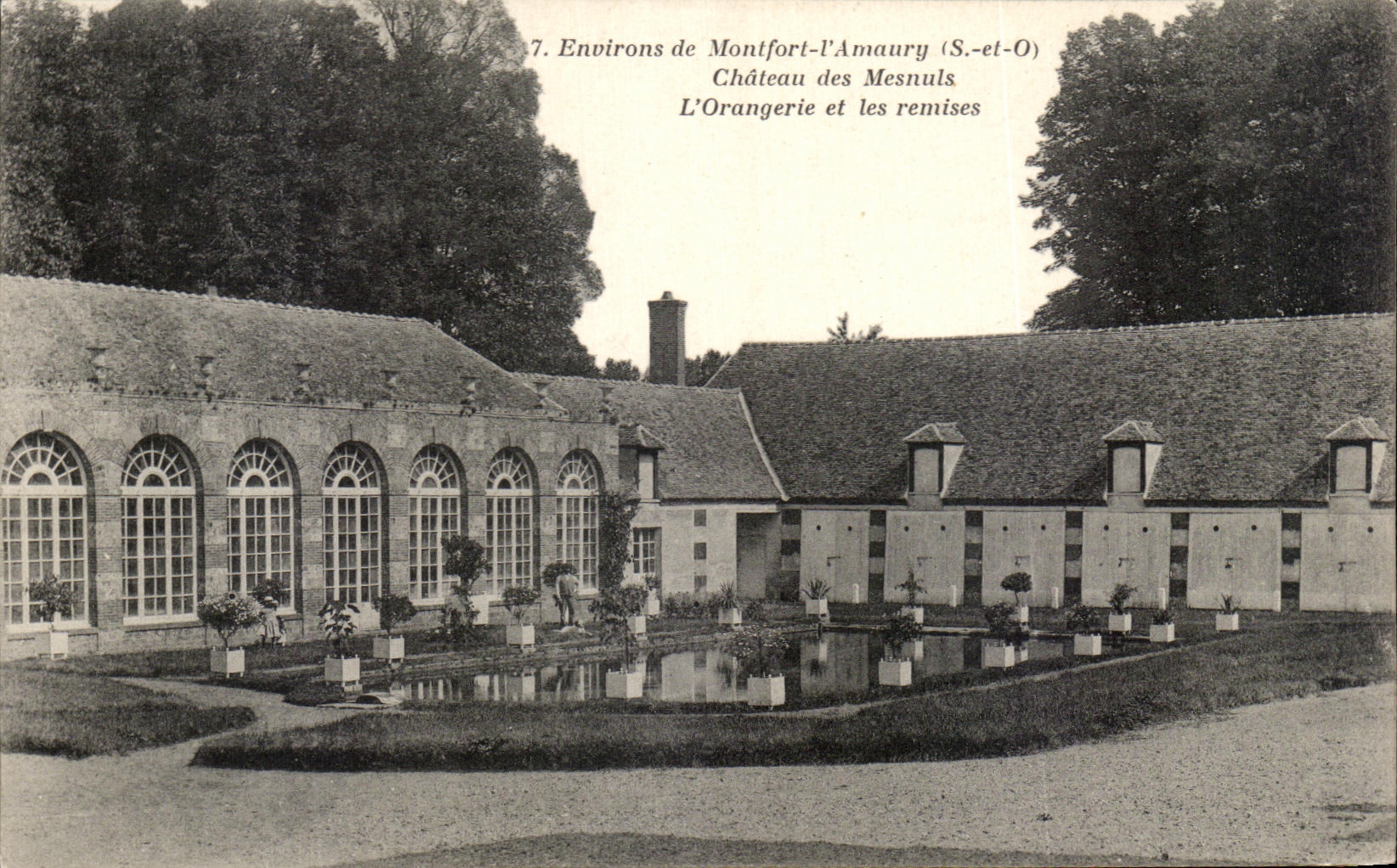 Château des Mesnuls — Die Orangerie und die Remises — Edit Ombredanne