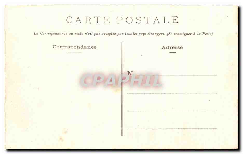 CPA St Loup Sur Thouet Le Chateau — Rückseite