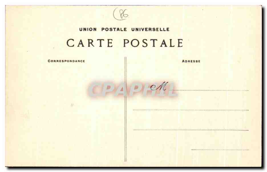 CPA Dissais Entree Et Facade Est Du Chateau — Rückseite