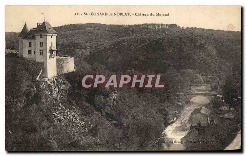 CPA St Leonnard De Noblat Chateau Du Muraud