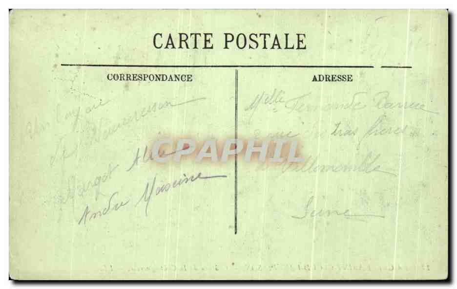 CPA Vaucresson Chateau De La Chataigneraie — Rückseite
