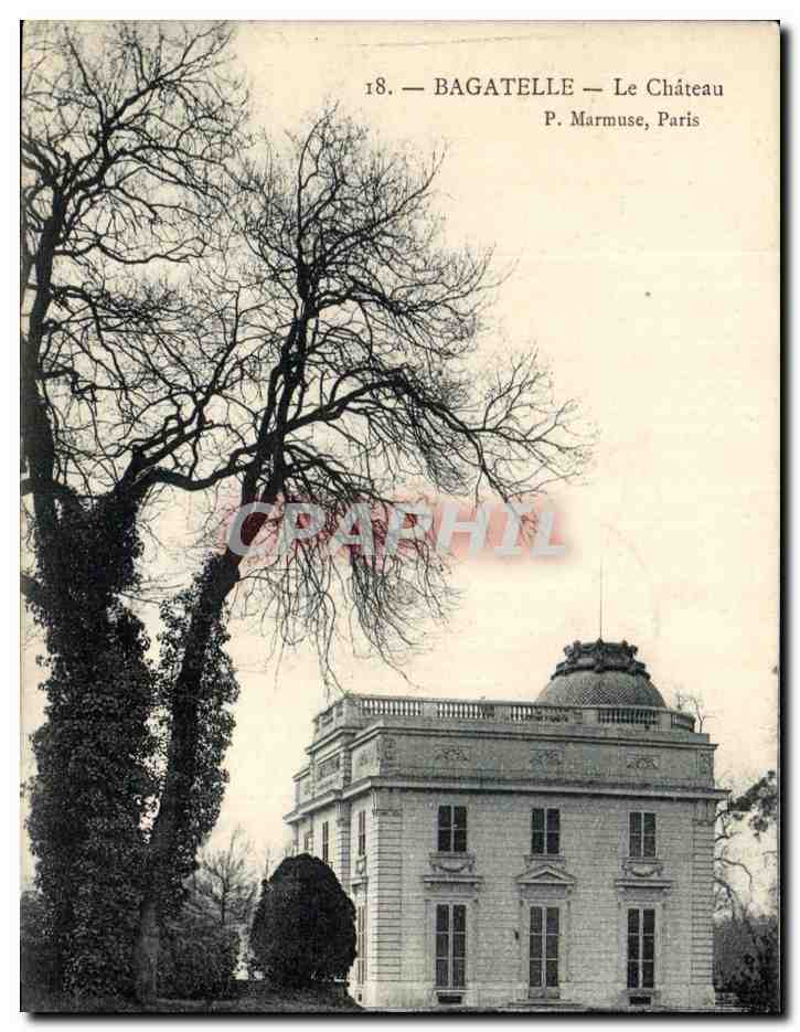 CPA Bagatelle Le chateau 