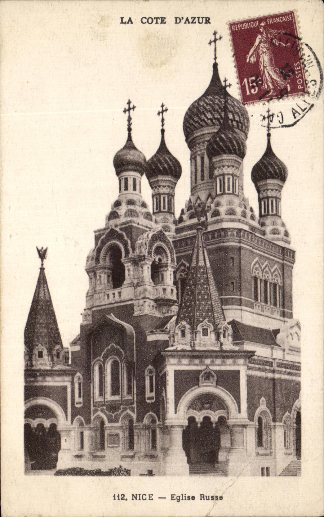 CPA La Cote D'Azur Nice Eglise Russe