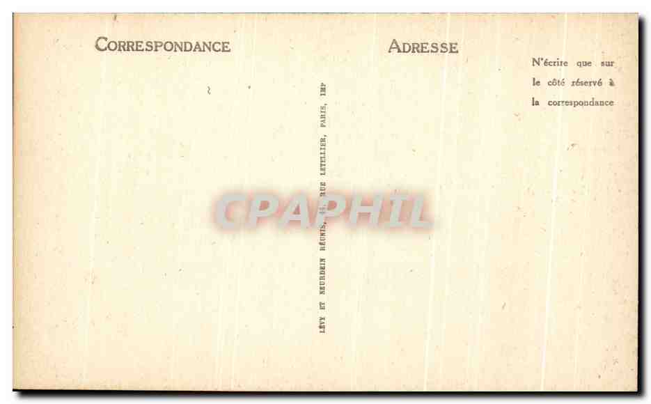 CPA Bourges Hotel Lallemant Cote Sud Ouest — Rückseite