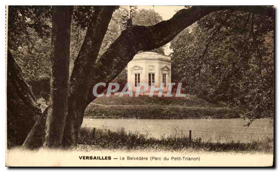 CPA Versailles Le Belvedere Parc du petit Trianon 