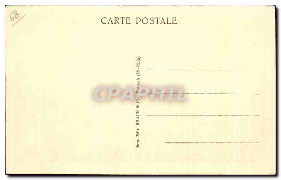 CPA Ribeauville Et Les Trois Chateaux — Rückseite