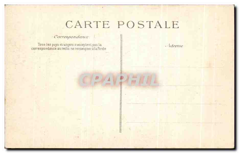 CPA La Bretagne Pointe du Raz Le Menhir Tete de Louis XVI — Rückseite