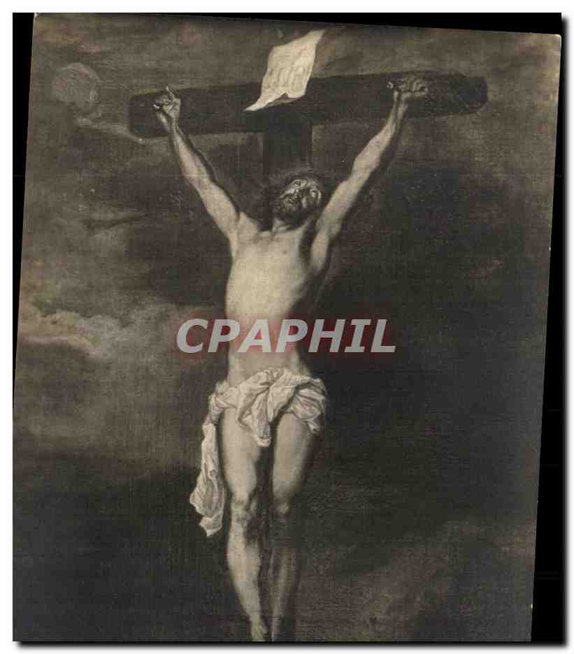 CPA Bruges Eglise N Dame Le Christ en croix