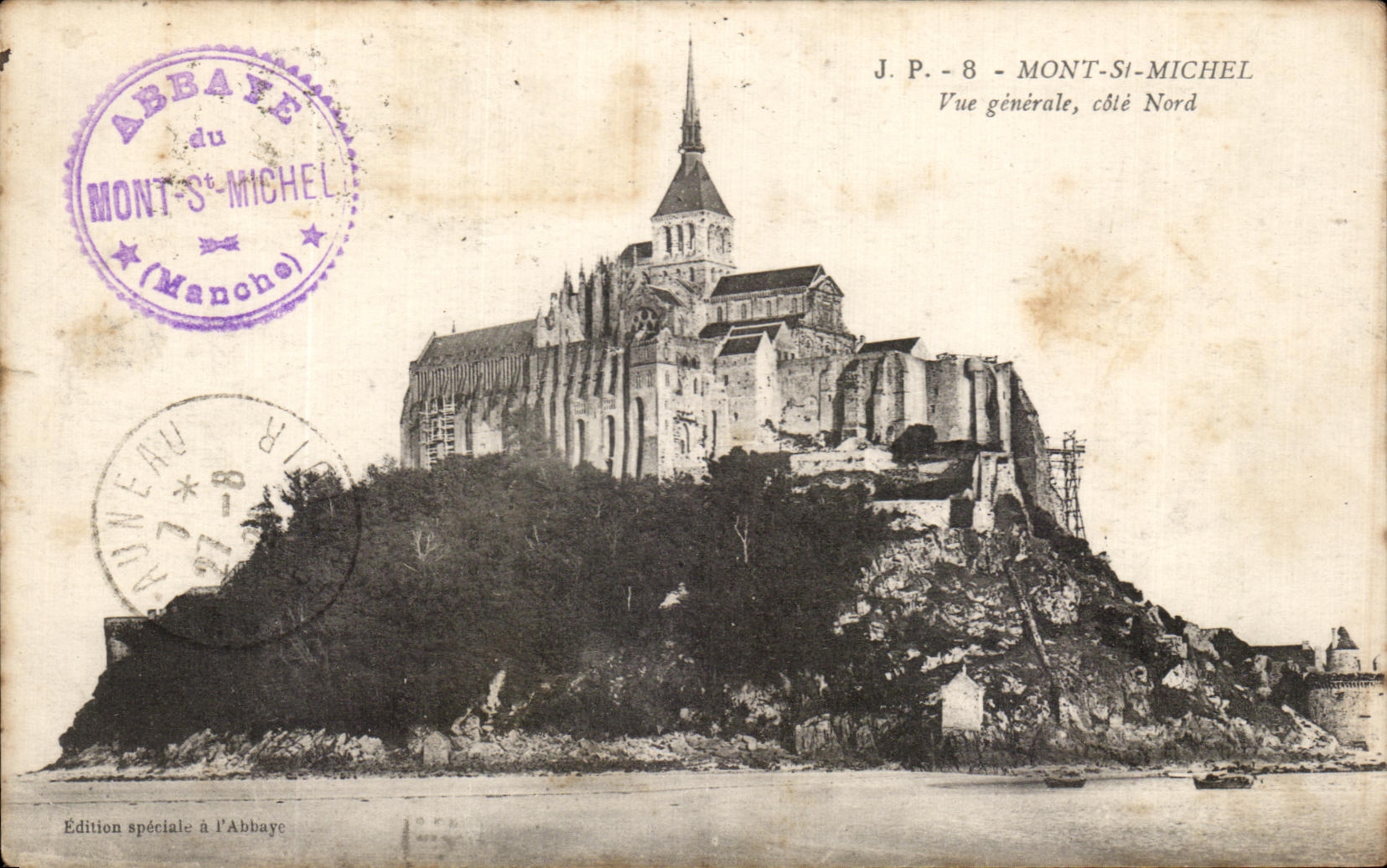 Mont-Saint-Michel — Allgemeiner Blick, Nordseite — Sonderausgabe der Abtei