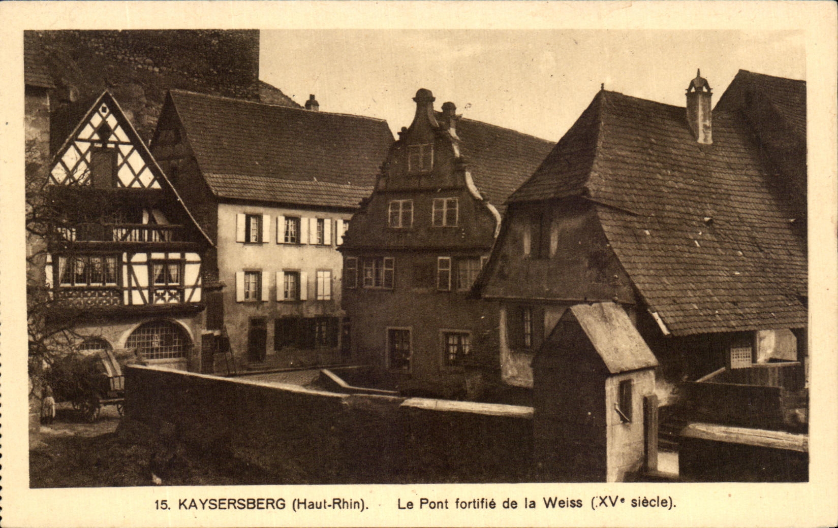 CPA Kaysersberg Le Pont Fortifie De La Weiss