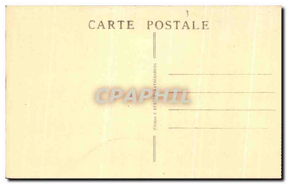 CPA Kaysersberg Le Pont Fortifie De La Weiss — Rückseite