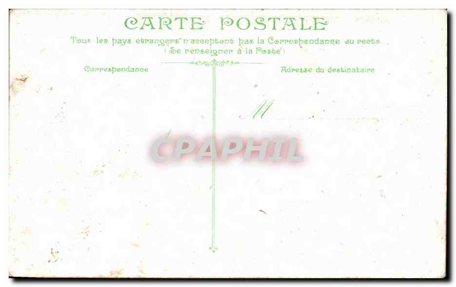 Die Königsplatte — Forêt de Fontainebleau — unbekannter Verlag, Nr. 23 — Rückseite