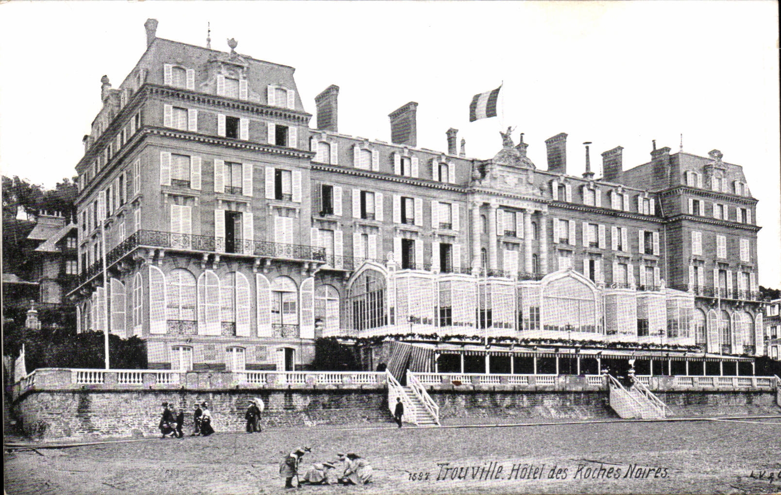 CPA Trouville Hotel des Roches Noires