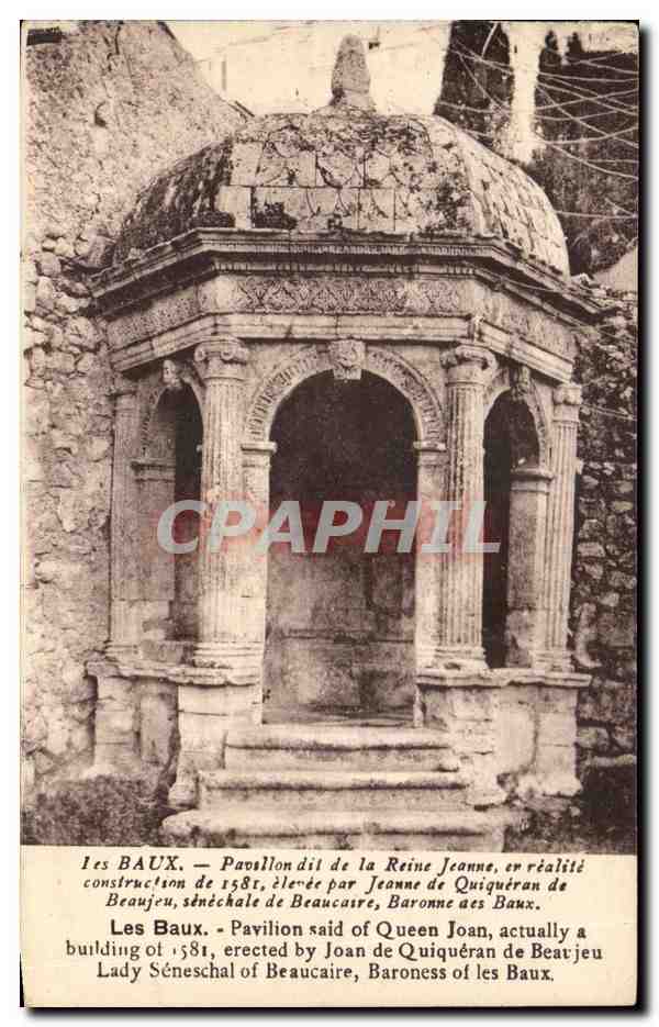 CPA Baux Pavillon dit de la Reine Jeanne 