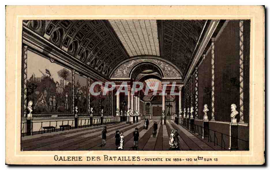 CPA Galerie Des Batailles ouverte En 1836 Versailles