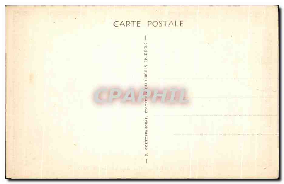 CPA Vichy Allee dans les Grands Parcs — Verso