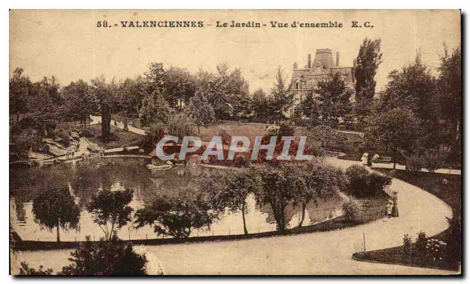 Valenciennes - Le Jardin - Vue d'ensemble - E.C.
