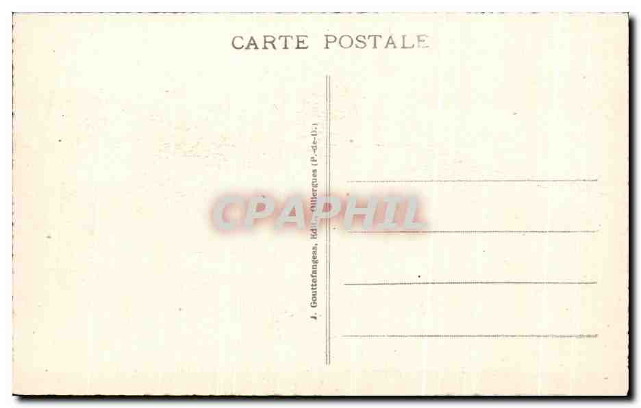 CPA Le Mont Dore Vue generale et Vallee du Sancy — Verso