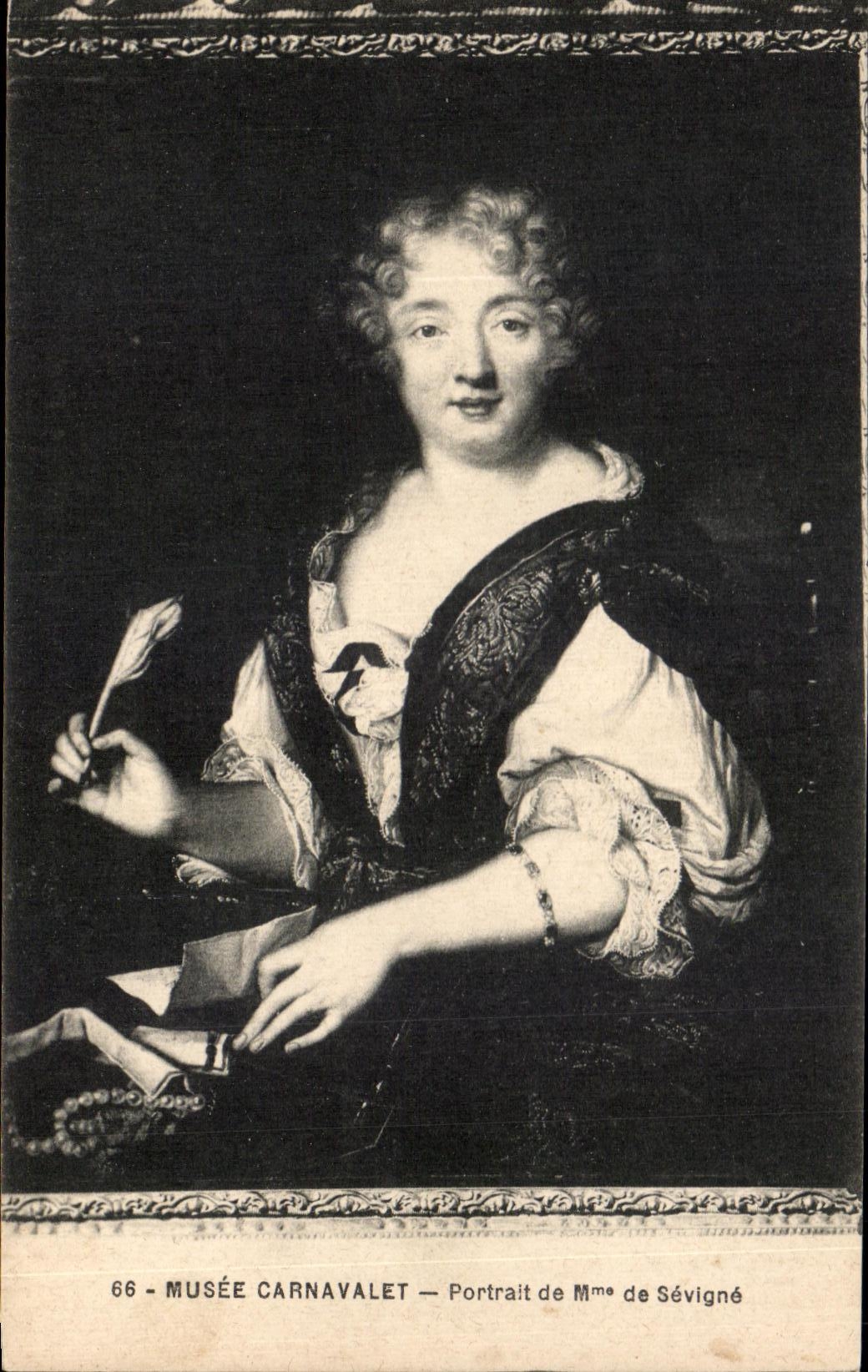 CPA Musee Carnavalet Portrait de Mme Sevigne 
