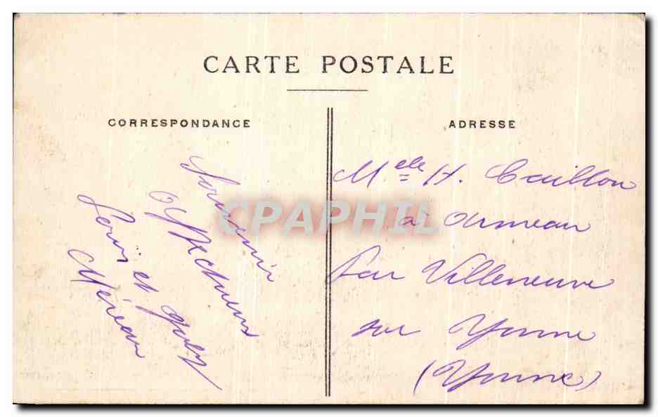 Deauville — La Nage Fleurie. Tout le monde se baigne — Éditeur : A. H. Hébert, Paris — Verso
