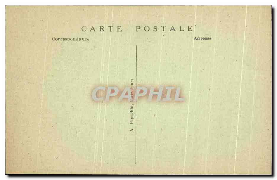 CPA Paris L'Hotel de Ville et la Rue de Rivoli — Rückseite