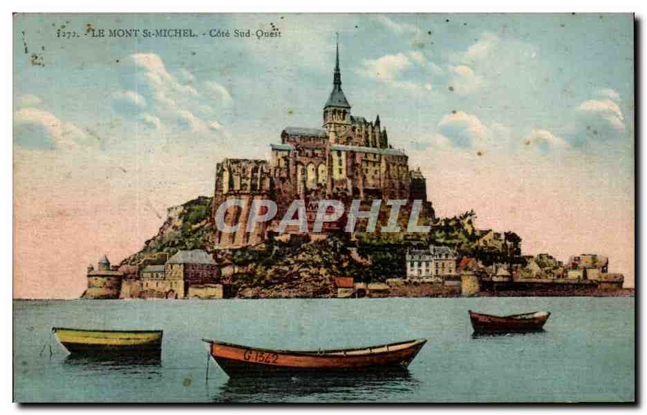 Le Mont Saint-Michel - Côté Sud-Ouest — éditeur G.1542