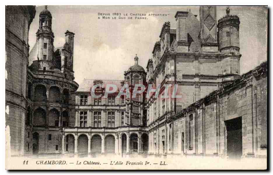 CPA Chambord Le Chateau L'Aile Francois 1er