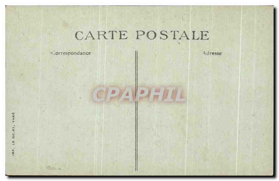 Beaugency — Cour de l'Ancien Château - Asile de Vieillards — éditeur impr. Le De-Et, Paris, n°45 — Verso