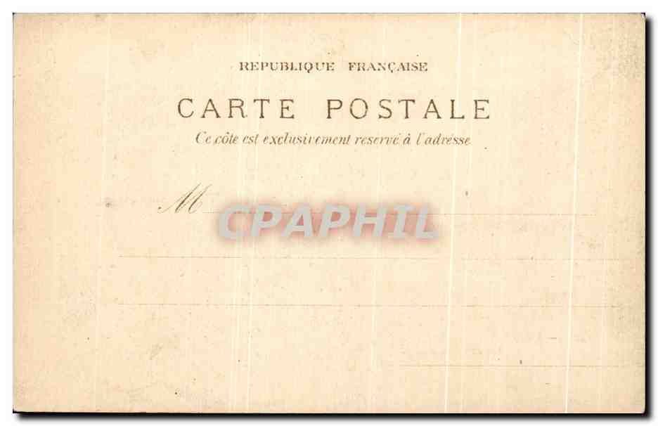 CPA Monaco Le palais Du prince Le tete de chien — Rückseite