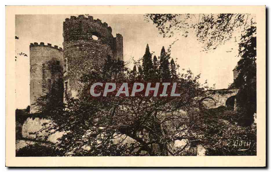 CPA Les Chateaux De La Loire Les douves du chatea de Cinq Mars 