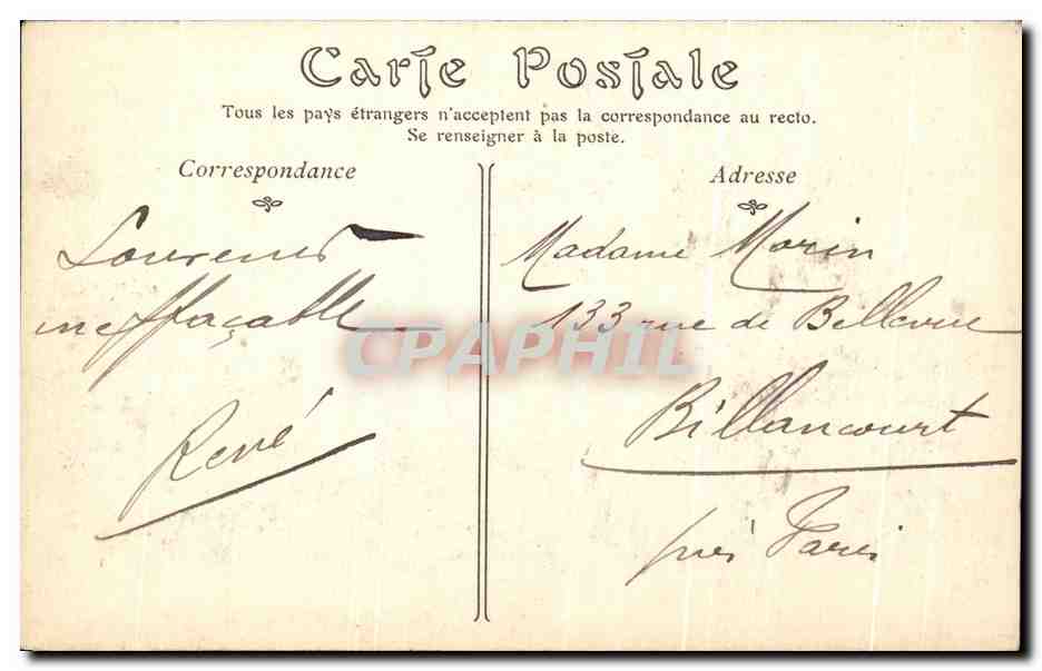 CPA Arques La Bataille Le Chateau Cote Occidental — Rückseite