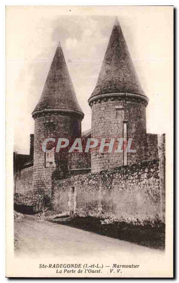 CPA Ste Radegonde Marmoutier la porte de l'Ouest