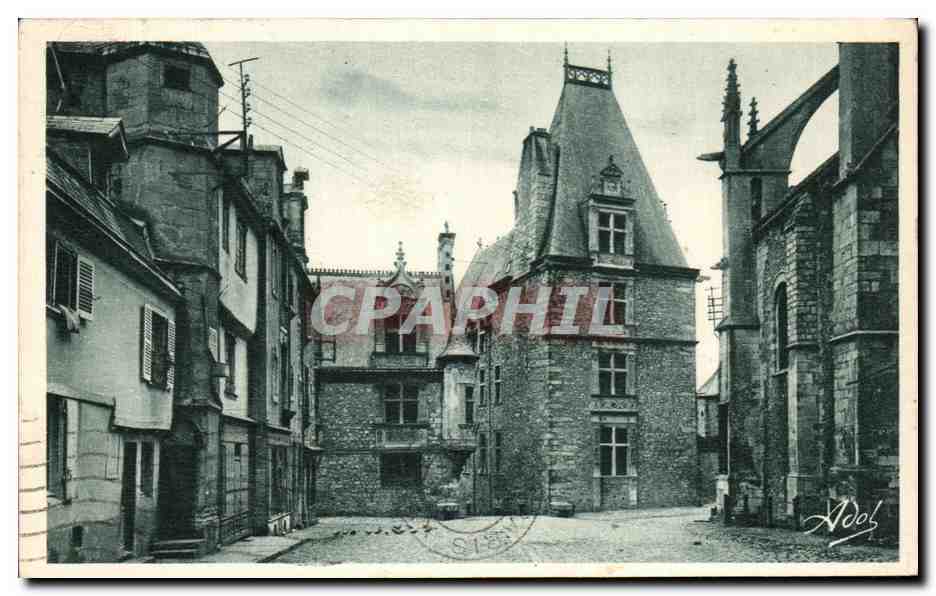 CPA Le Mans Place St Michel Vieilles Maisons Renaissance