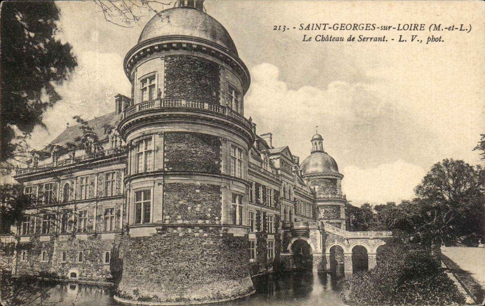 CPA Saint Georges sur Loire Le Chateau de Serrant