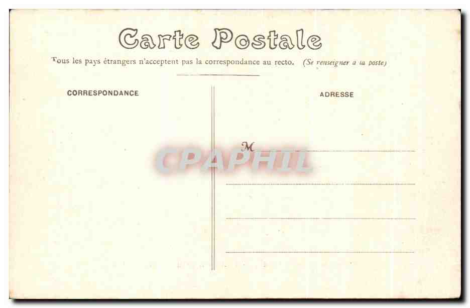 CPA Environs de Saumur Chateau de Montsoreau — Rückseite