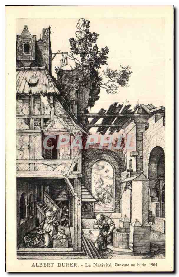 Albert Dürer - La Nativité - Gravure au burin 1504