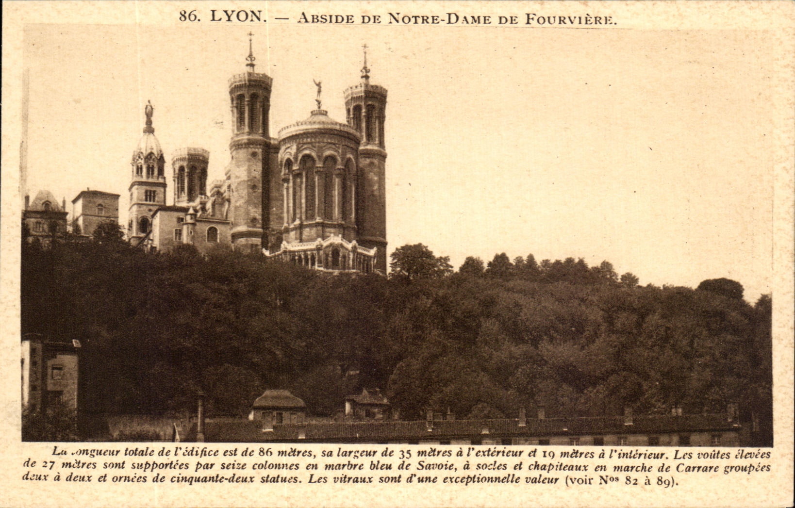 CPA Lyon Abside De Notre Dame De Fourviere