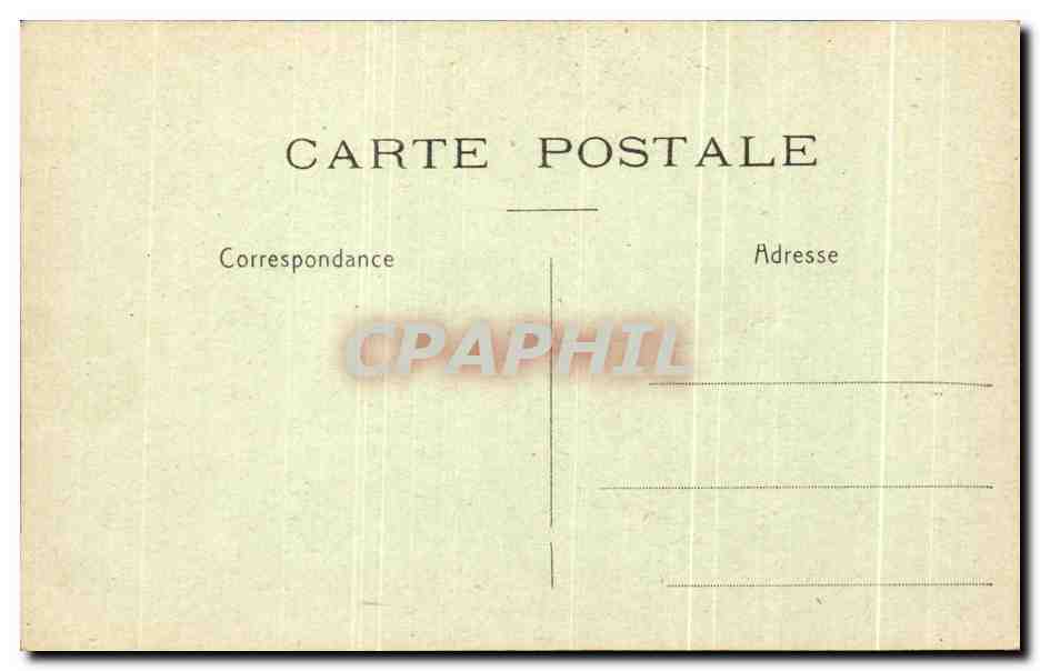 CPA Reims En Ruines Portail de La Cathedrale Automobile — Rückseite