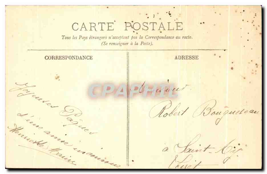 CPA Beauvais L'Eglise Saint Etienne cote nord — Verso
