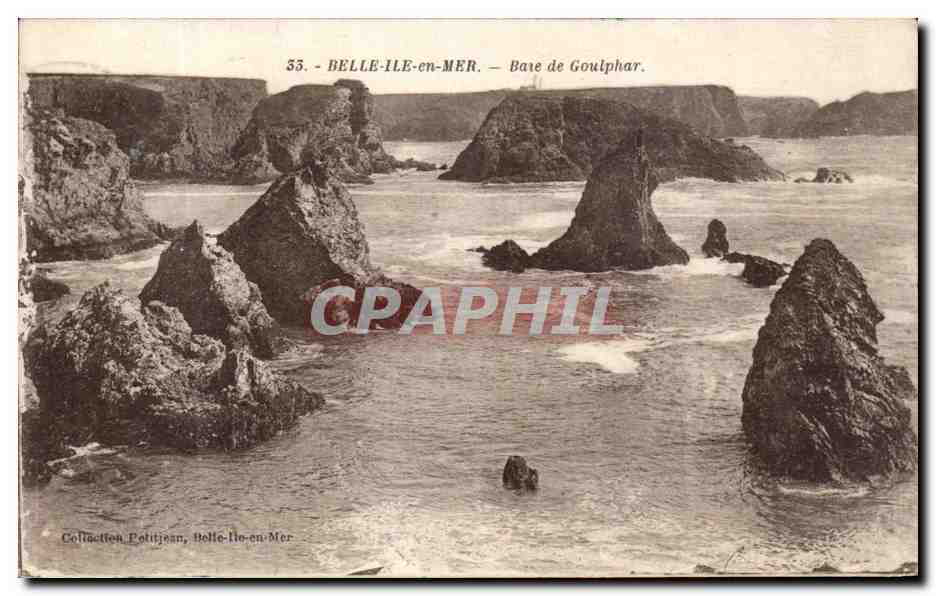 Belle-Île-en-Mer — Baie de Goulphar — Collection Politjean