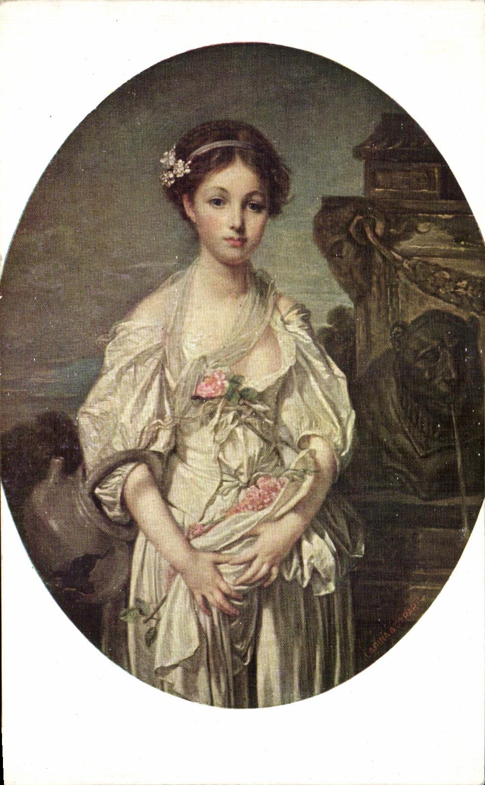 CPA Jean Baptiste Greuze La Cruche Cassee Musee du louvre Paris